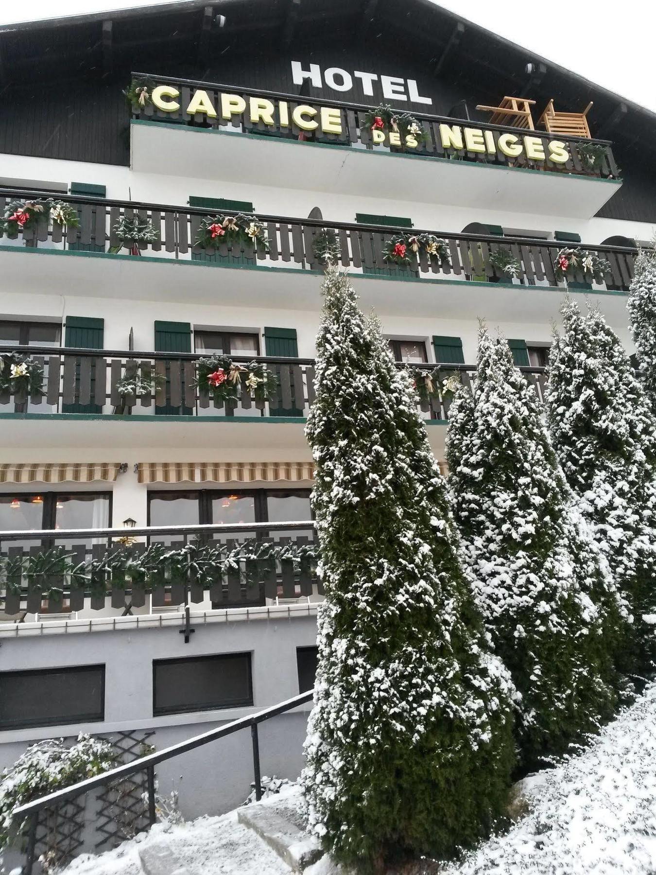 Logis Hotel Le Caprice Des Neiges Combloux Exterior foto